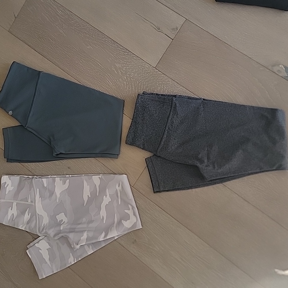 Almost New 3 Pairs of Athleta Elation Leggings, Size XS